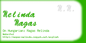 melinda magas business card